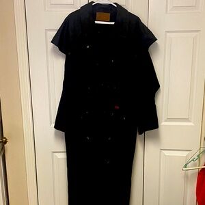 Black Double-Breasted Coat